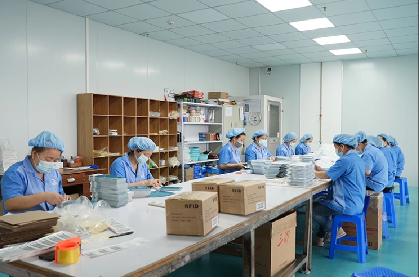 Packed finished goods for shipment